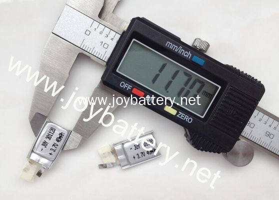 Ultra small lithium polymer battery,GPS lithium ion battery 40mah li-po battery,301120 lithium battery