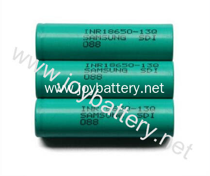 Good quality Samsung cell INR18650-13Q 3.7v 1300mAh battery /samsung 18650 1300mah battery for car battery