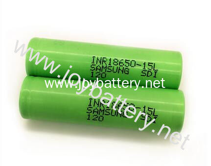 High Drain 3.7V 1500mAh 18A Samsung SDI INR18650-15L Original High discharge 18A Samsung sdi 18650 1500mah