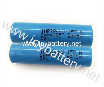 Original samsung inr18650-15mm battery 1500mAh for flashlight,Power Tools Use inr18650-15mm 3.7v 2600mah li-ion battery