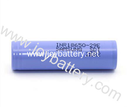 High Power INR18650-29E 3.7v 2900mAh 10A discharge battery,Samsung icr 18650-29e 3.7v 2900mah