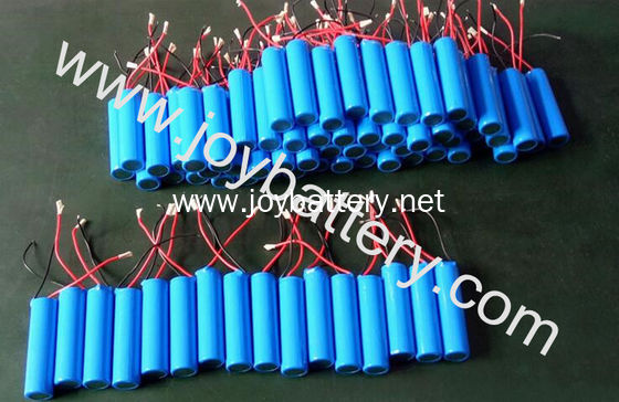 1S1P Rechargeable 3.7V 2.6AH 18650 battery pack  18650 3.7V 2200~3500mAh 1S1P with PCM/wire for Electronics