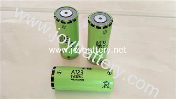 High power ANR26650M1B for A123 26650 3.3V 2500mAh lifepo4 a123 anr26650 battery