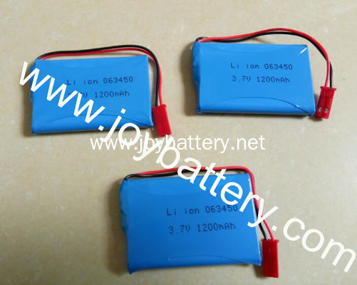 Aluminum Lithium 603450 1200mAh 3.7v Rechargeable li-ion battery with pcb and wire