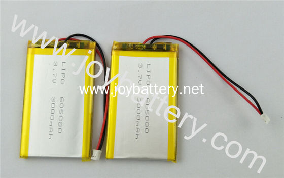Rechargeable 605080 li-ion battery 3.7v 3000mah for cellular phone,3.7v 3000mah battery 605080