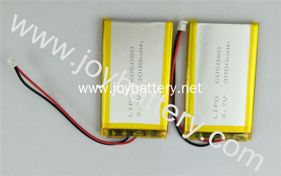 Rechargeable 605080 li-ion battery 3.7v 3000mah for cellular phone,3.7v 3000mah battery 605080
