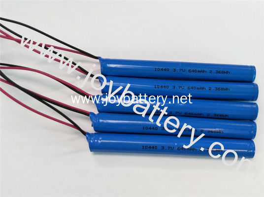 10440 1S2P 3.7V 640mAh battery pack ,AAA Size lithium battery icr 10440 3.7v 320mah battery