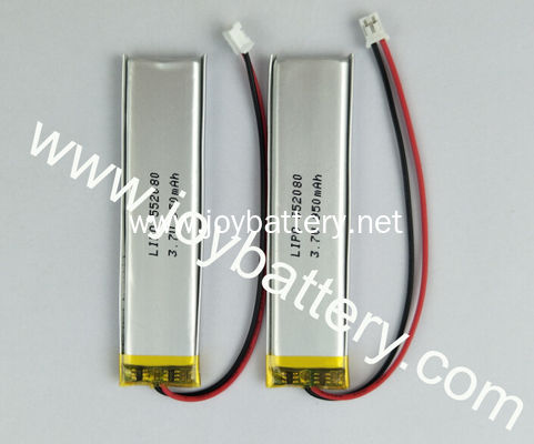 552080 3.7V 950mAh lipo battery with PCB,3.7V 950mAh 552080 polymer battery