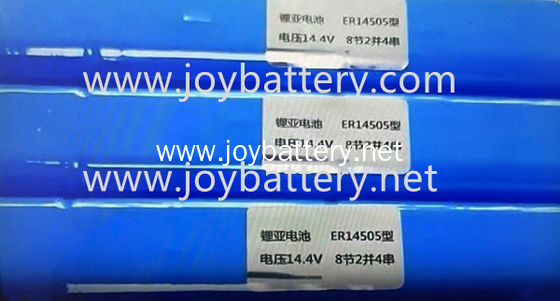 14.4V 4ER14505-2 5400mAh ER14505-4S2P eight sections four series and two parallel non-rechargeable lithium battery pack