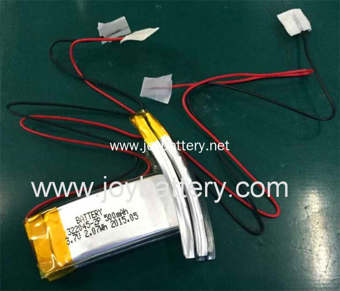 Rechargeable Lipo Curved Battery for fitness bands,watch,sports wearable,wrist straps