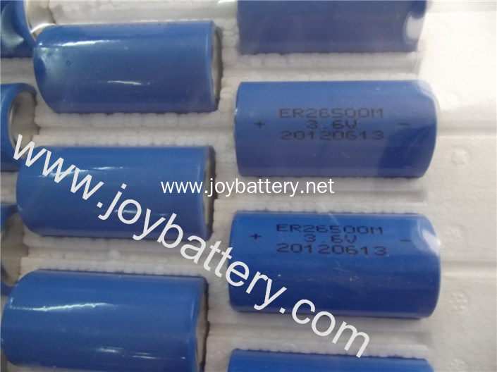 ER26500M battery 3.6V Li/SOCL2 Battery Lithium battery C size 6500mAh high power type