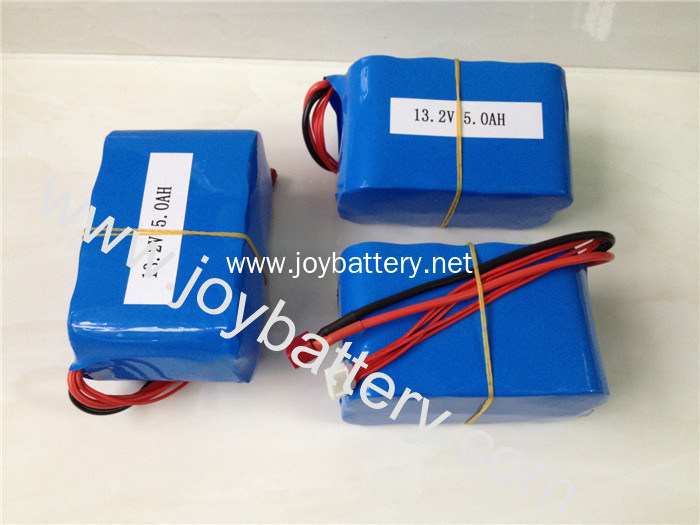 High Power 3.3V 2300mAh lifepo4 A123 anr26650m1a battery cell 26650 13.2V 5Ah battery pack