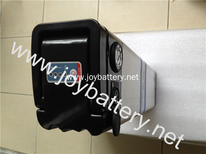 Customized 36V 8Ah 10Ah 12Ah 15Ah 20Ah Li-ion Battery Pack for Ebike with Silver Fish Case