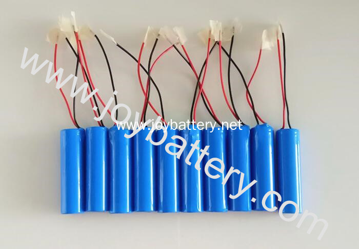3.7V 3400mAh panasonic 1S1P 18650 battery pack with PCB,3.7v 3500mah Sanyo 18650 cell 1S1P battery pack