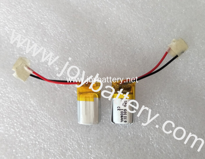 601219 lipo battery  polymer li-ion battery 3.7v 100mah for bluetooth headset