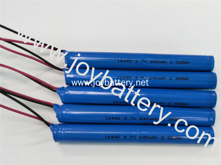 10440 1S2P 3.7V 640mAh battery pack ,AAA Size lithium battery icr 10440 3.7v 320mah battery